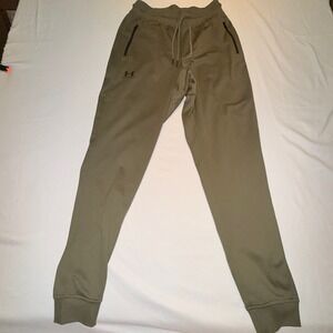 Under Armour Sportstyle Tricot Jogger Mens Small Green NEW 1290261-390 Pants